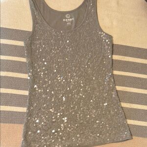 BOGO Old Navy Silver Sequin Tank Top